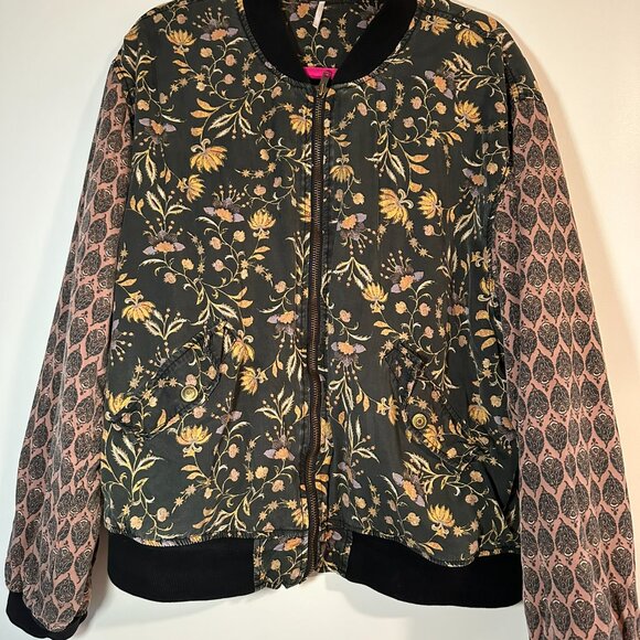 Free People Daytrip Patterned Bomber Jacket - Picture 2 of 6